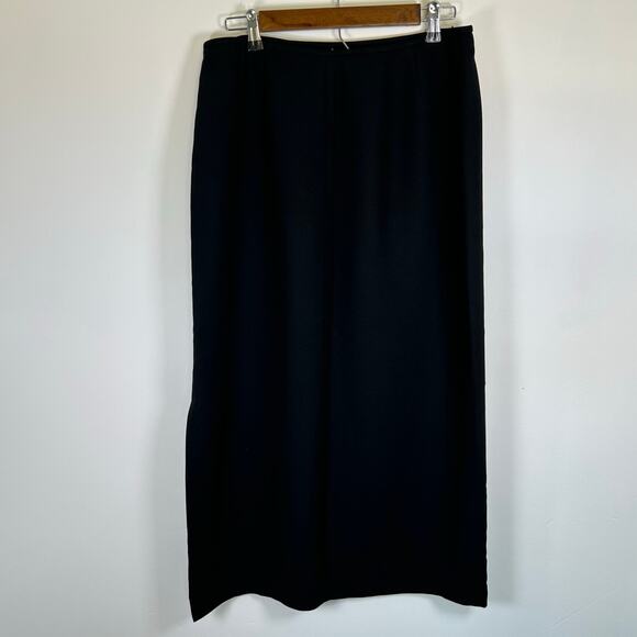 Kasper ASL Black Midi/Maxi Skirt, Sz 14P - Picture 2 of 8